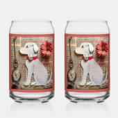 Papieren Hond Soda Glas (Achterkant)