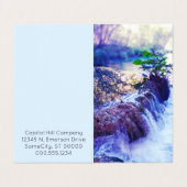 papieren kaartje voor watersmog (Buitenkant ongevouwen)