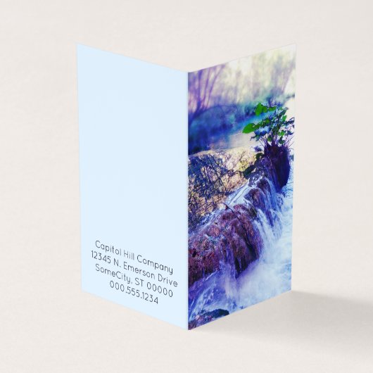 papieren kaartje voor watersmog (Buitenkant)