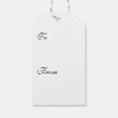 Papieren kerstboom cadeaulabel (Achterkant)