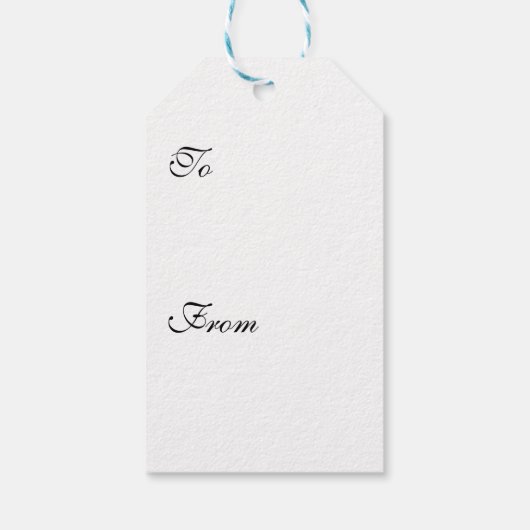 Papieren kerstboom cadeaulabel (Achterkant)