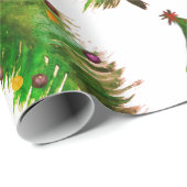 Papieren kerstboom inpakken cadeaupapier (Rol Hoek)