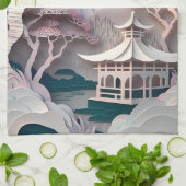 Papieren keukenhanddoeken van Pavilion Landscape (Gevouwen)