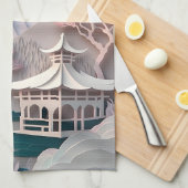 Papieren keukenhanddoeken van Pavilion Landscape (Quarter Fold)