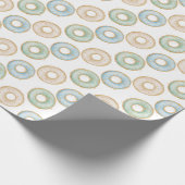 Papieren kinderen op zaterdag met cadeaubonade cadeaupapier (Hoek)