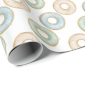 Papieren kinderen op zaterdag met cadeaubonade cadeaupapier (Rol Hoek)