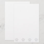 Papieren knippagina's briefpapier (Voorkant / Achterkant)