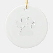 Papieren knippagina's keramisch ornament (Voorkant)