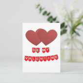 Papieren knipsel uit de Valentijnse harttekening Briefkaart (Staand voorkant)