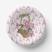 Papieren koffertjes voor Eiffel Tower Papieren Kommen (Voorkant)