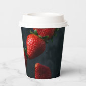 Papieren koffiebeker bekers (Achterkant)