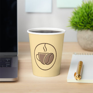 Papieren koffiebeker bekers
