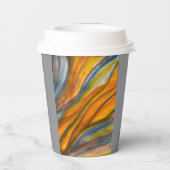 Papieren koffiekop bekers (Achterkant)