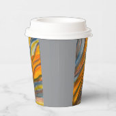 Papieren koffiekop bekers (Rechts)