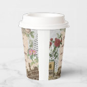 Papieren koffiekop bekers (Rechts)
