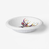 Papieren Kom - Het Kleurrijke Herten Kunstwerk (Gebogen)