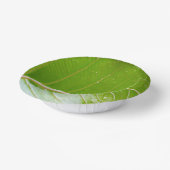 Papieren kom met Leaf Design (Gebogen)