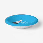 Papieren kommen voor kinderen bowling Verjaardagsf (Gebogen)