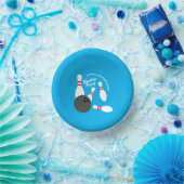 Papieren kommen voor kinderen bowling Verjaardagsf (Feest)