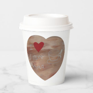 Papieren kop koffie hartje grappig citaat bekers