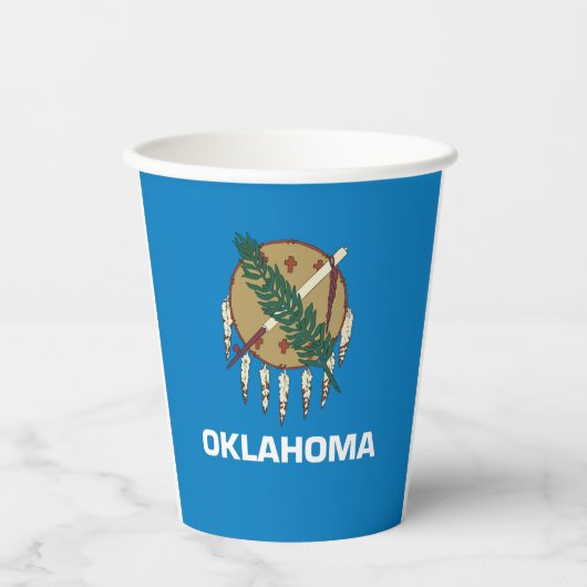 Papieren kopbekerkopjes van Oklahoma Bekers (Voorkant)