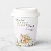 Papieren kopjes baby shower bekers (Voorkant)