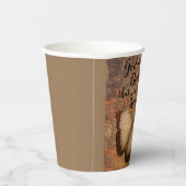 Papieren kopjes "God opent deuren" Religieuze Part Bekers (Rechts)