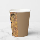 Papieren kopjes "God opent deuren" Religieuze Part Papieren Bekers (Links)