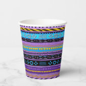 Papieren kopjes met tropisch stammodel papieren bekers (Voorkant)