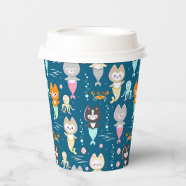 Papieren kopjes nautische thema verjaardag. papieren bekers