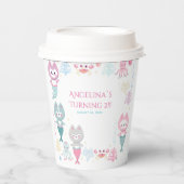 Papieren kopjes nautische thema verjaardag. papieren bekers (Voorkant)