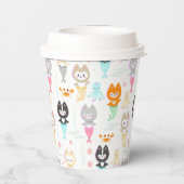 Papieren kopjes nautische thema verjaardag. papieren bekers (Achterkant)