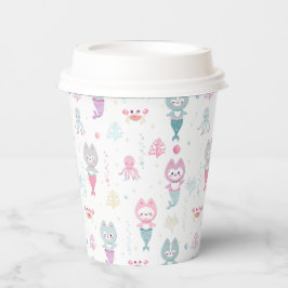 Papieren kopjes nautische thema verjaardag. papieren bekers