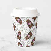 Papieren kopjes op de grote dag papieren bekers (Voorkant)