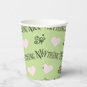 Papieren kopjes "Sugar and Spice" 8 oz. Papieren Bekers (Rechts)