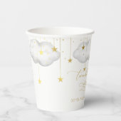 Papieren kopjes voor maan- en sterftpapier papieren bekers (Voorkant)