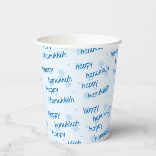 Papieren kopjes "Zeevie and the Macabbees" 8 oz. Papieren Bekers (Achterkant)