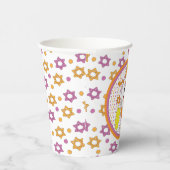 Papieren kopjes "Zeevie/Dog met ballonnen" 8 oz. Papieren Bekers (Rechts)