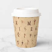 Papieren koppen uitvoeren papieren bekers (Achterkant)