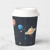 Papieren koppen voor zonnesysteem bekers (Rechts)