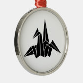 Papieren Kraan Metalen Ornament (Rechts)