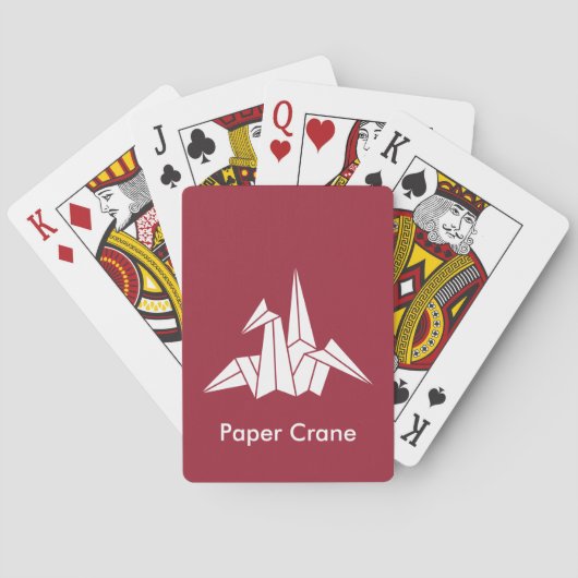 Papieren Kraan Pokerkaarten (Achterkant)