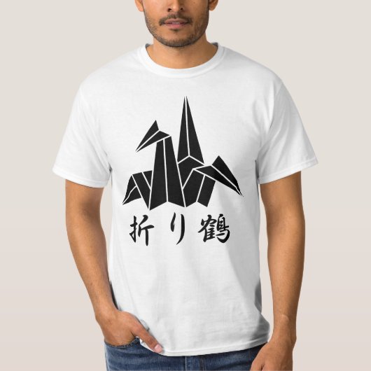 Papieren Kraanvogel T-shirt (Voorkant)