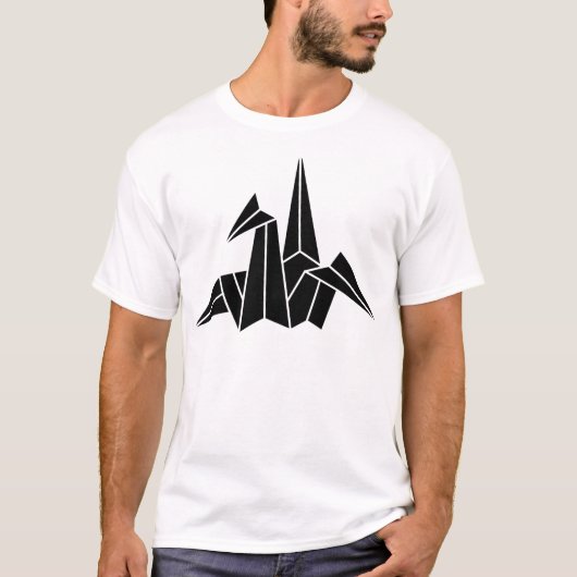 Papieren Kraanvogel T-shirt (Voorkant)