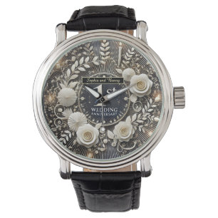 Papieren krans van blijvende liefde horloge