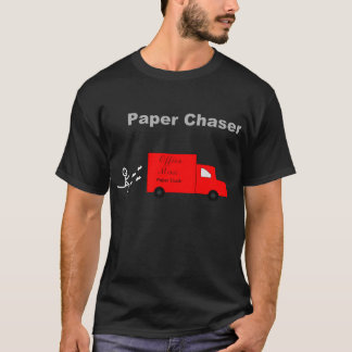 Papieren kringer t-shirt