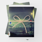 Papieren lakens voor Aliendeverpakkingsdoeleinden Inpakpapier Vel (In situ)