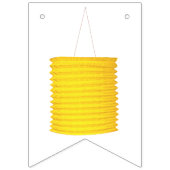 Papieren lantaarn Gefeliciteerd Vlaggetjes (Tweede vlag)