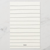 Papieren lantaarns briefpapier (Achterkant)