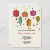 Papieren lantaarns Prom uitnodiging (Voorkant)